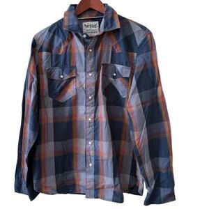 Levis Two Horse Brand Western Button Down Shirt M
